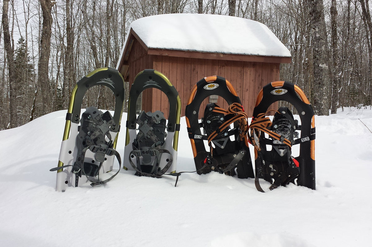 Snowshoes After Checking Lines