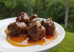 Maple Whisky Meatballs