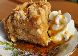 Maple Banana Crumb Coffee Cake